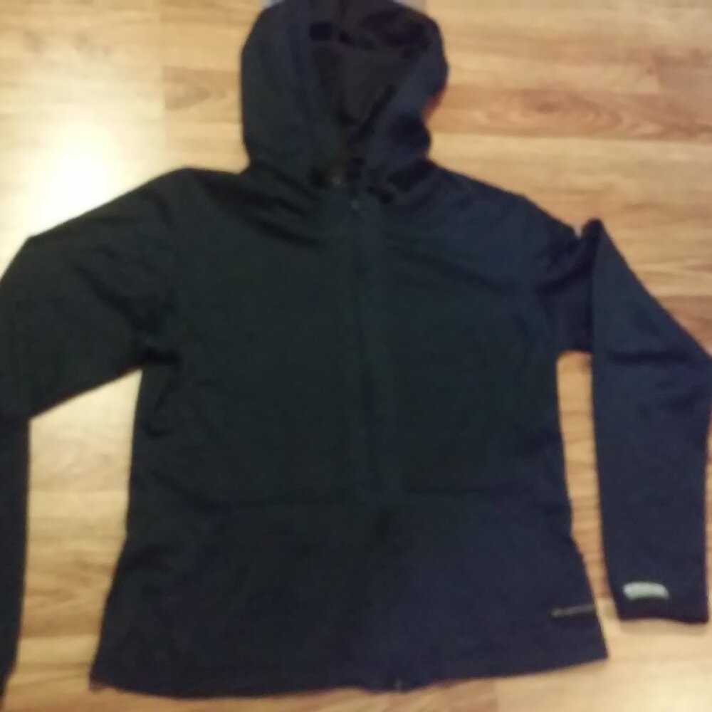 Exefficio  Buzz Off Zip Front Hoodie 2 Front Pockets Dark Blue